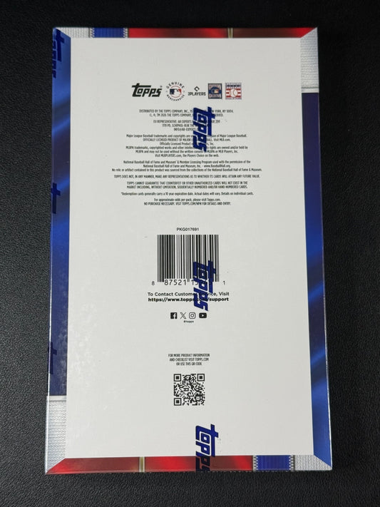 2026 Topps Chrome Baseball Hobby Box – Factory Sealed